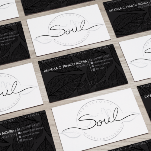 Perspective Business Cards MockUp